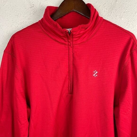 IZOD PerformX Quarter Zip Pullover Size L EUC - Picture 2 of 6